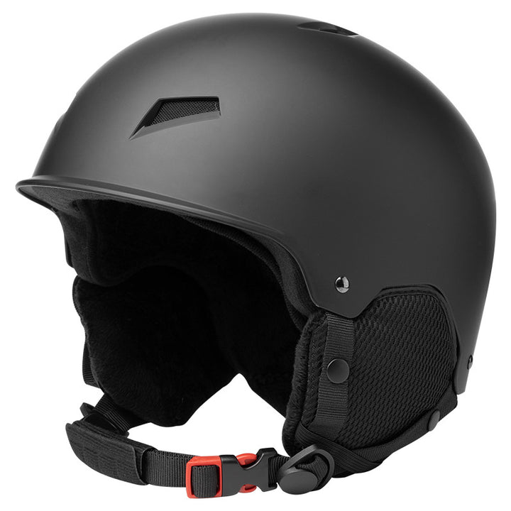 Ski helmet with comfortable thermal insulation and secure wearing system Kalsten