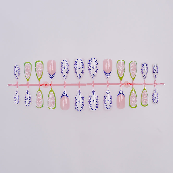 Premium Decorative Press-On Nails Kalsten