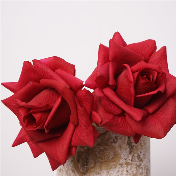 Oversized Realistic Foam Rose Single Stem Decorative Artificial Flower