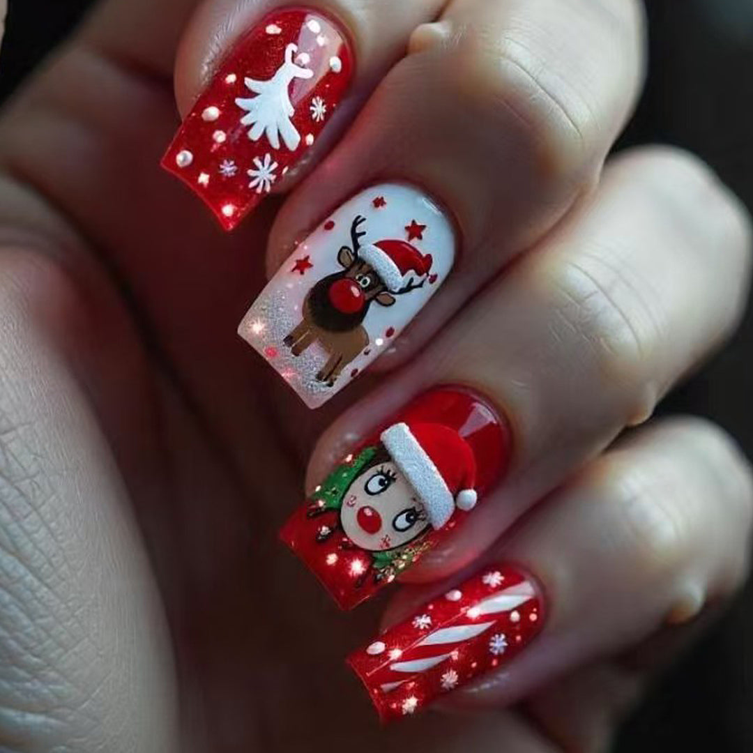 Creative Festive Character Nail Art Kalsten