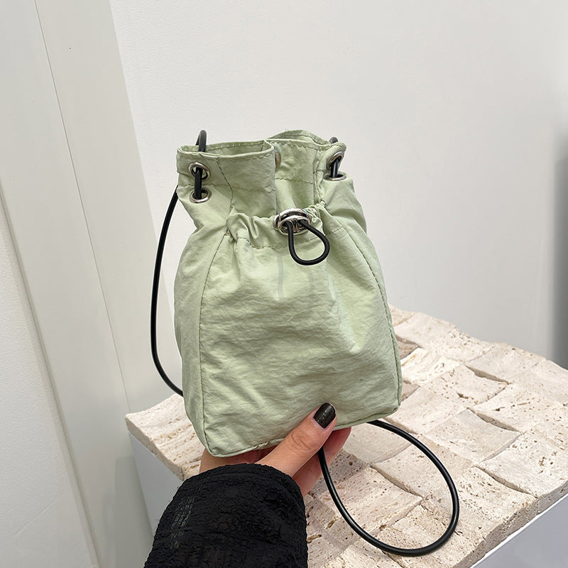 Drawstring Mini Shoulder Bag