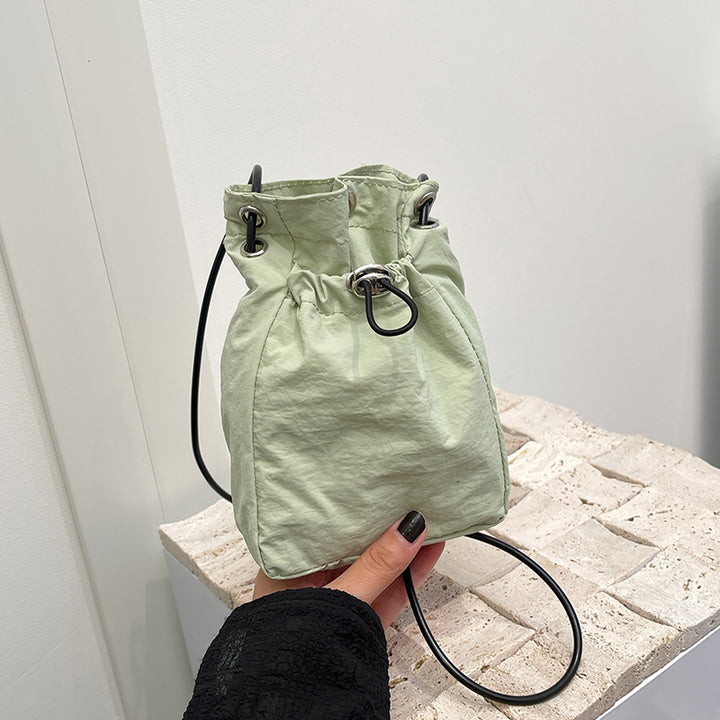 Drawstring Mini Shoulder Bag