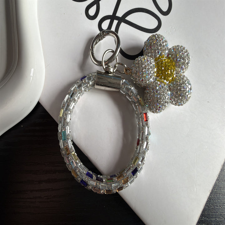 Cherry Themed Rhinestone Keychain Kalsten