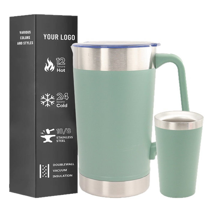 Ladies thermos jug with ergonomic handle and double thermal insulation Kalsten