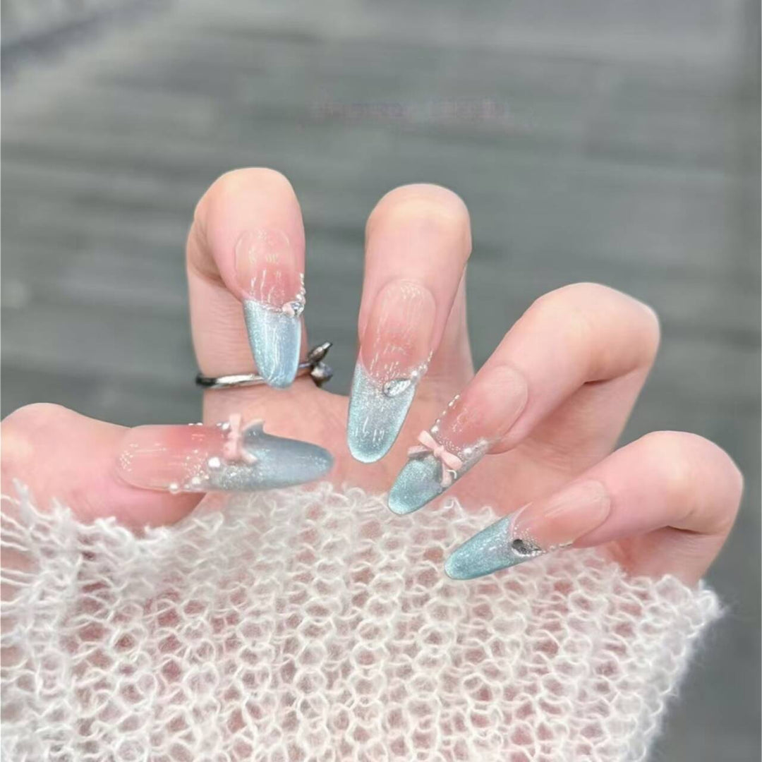 Premium Ocean-Inspired Press-On Nail Extensions Kalsten
