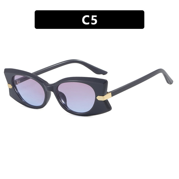 Women's Cat-Eye Sunglasses with stylish metal inserts and UV protection Kalsten