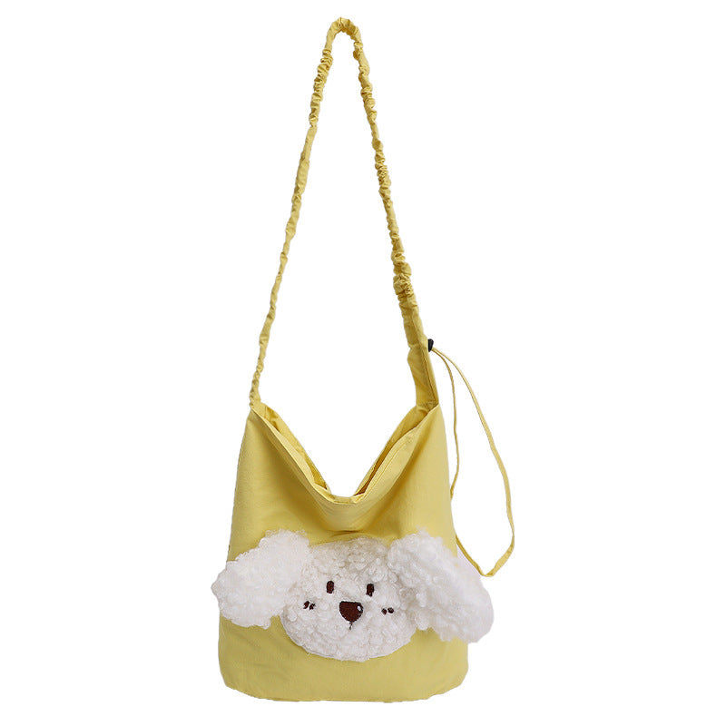 Playful Dog-Themed Shoulder Bag