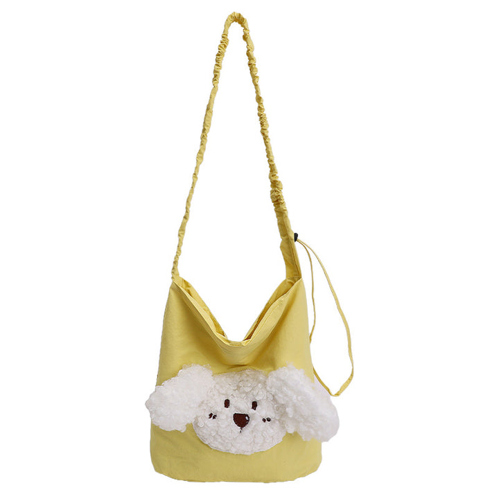 Playful Dog-Themed Shoulder Bag