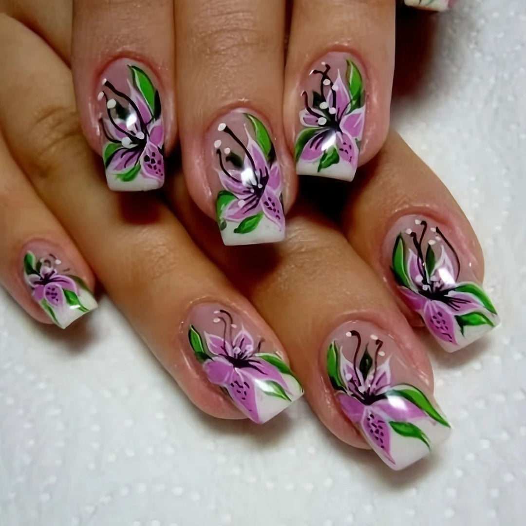 Botanical Nail Art Enhancements Kalsten