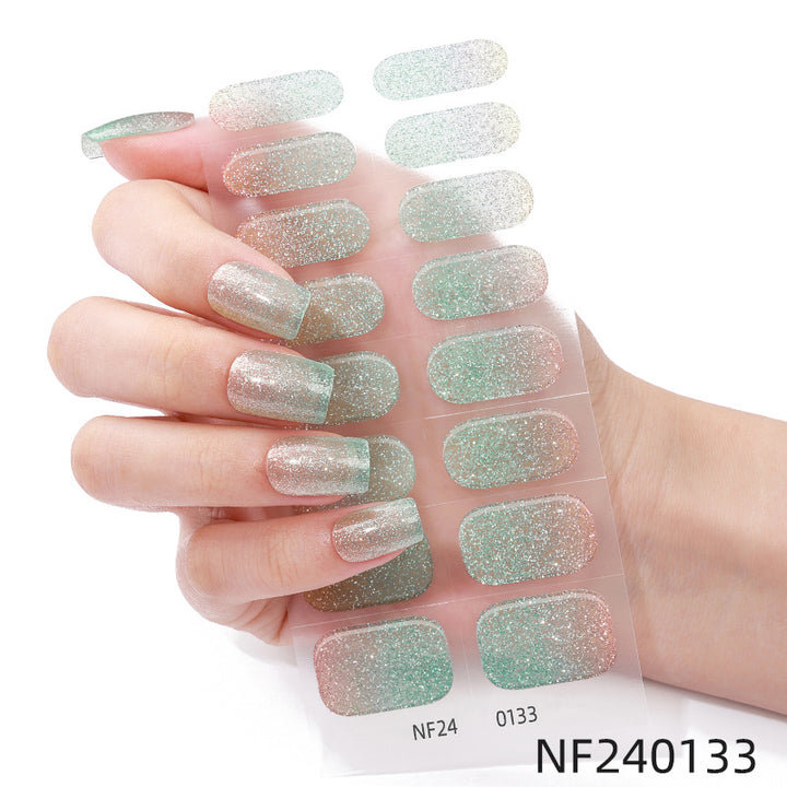 Elegant French Tip Nail Wraps