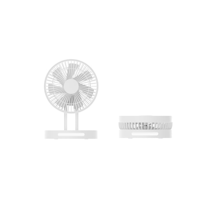 Ladies table fan with variable tilt angle and USB connection Kalsten