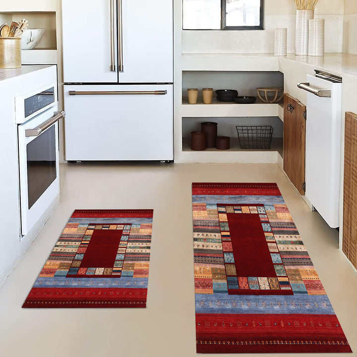 Vintage-Inspired Kitchen Mat Set Kalsten
