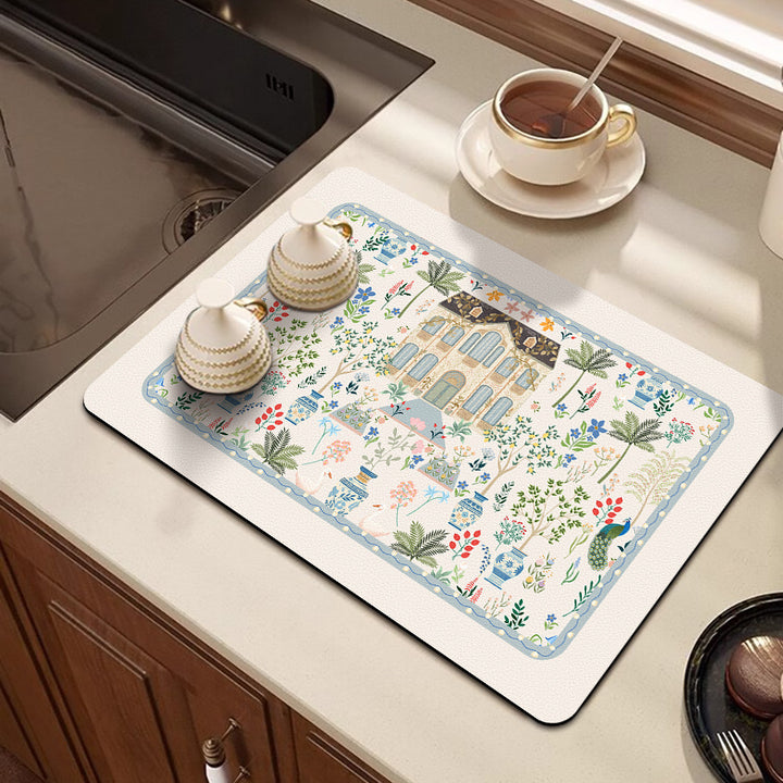 Artistic Decorative Kitchen Mat