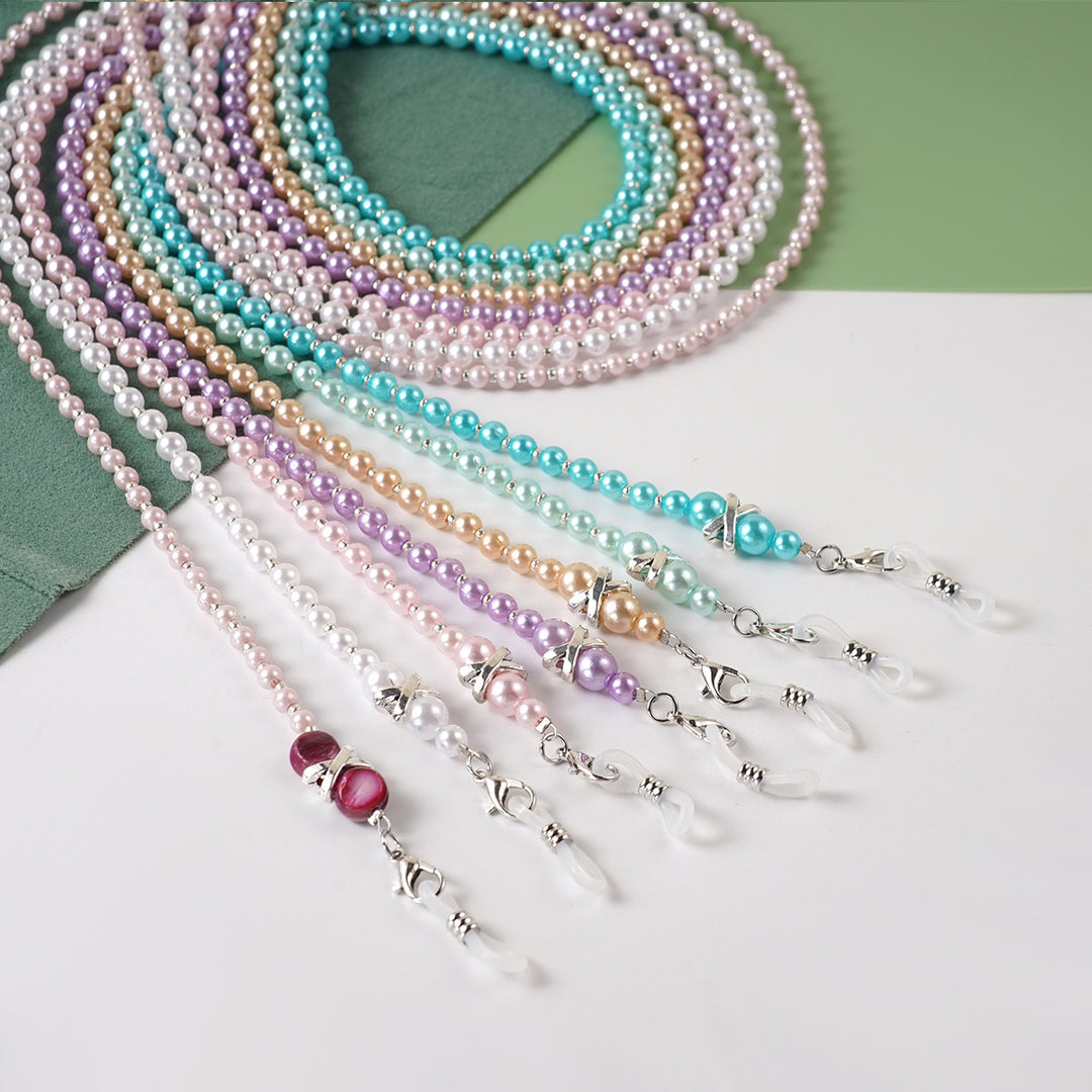 Elegant Beaded Eyewear Chain Kalsten