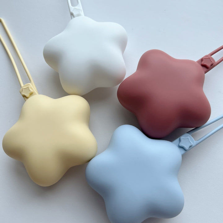 Silicone Star-Shaped Mini Pouch with Loop Strap