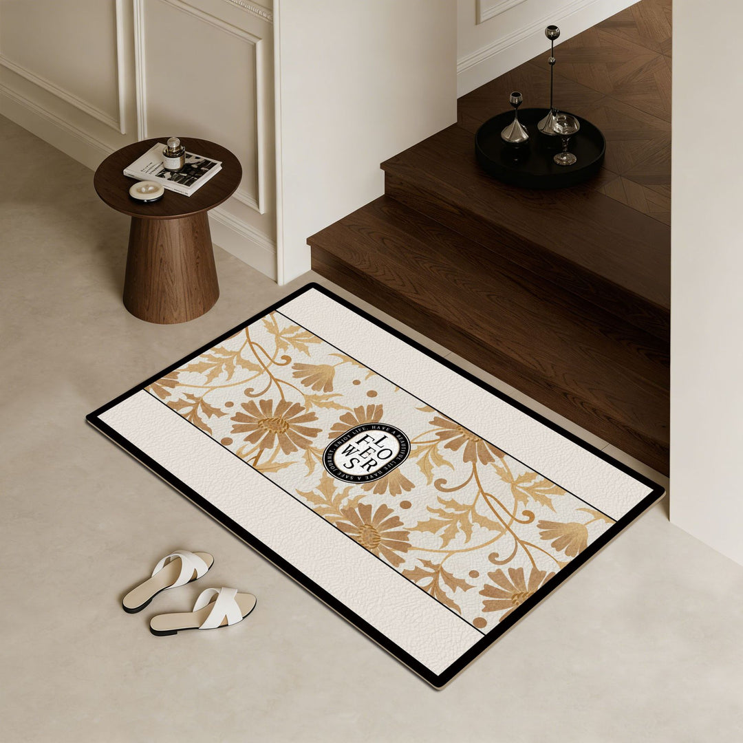 Modern Geometric Bath Mat Kalsten