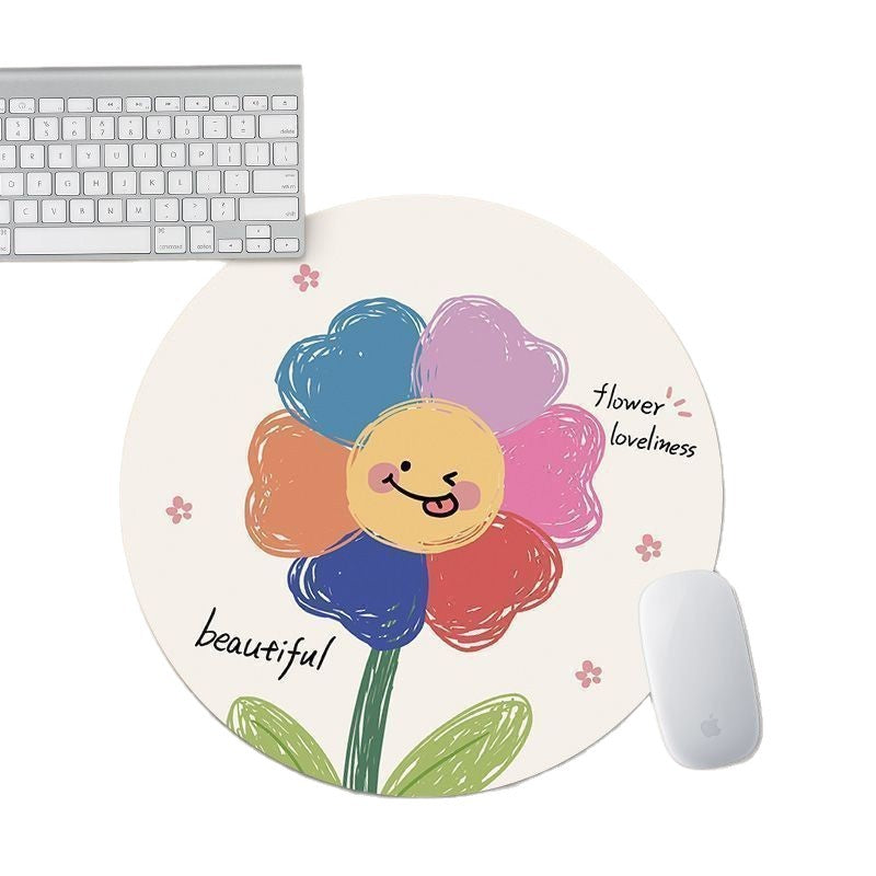 Creative Floral Design Mouse Pad