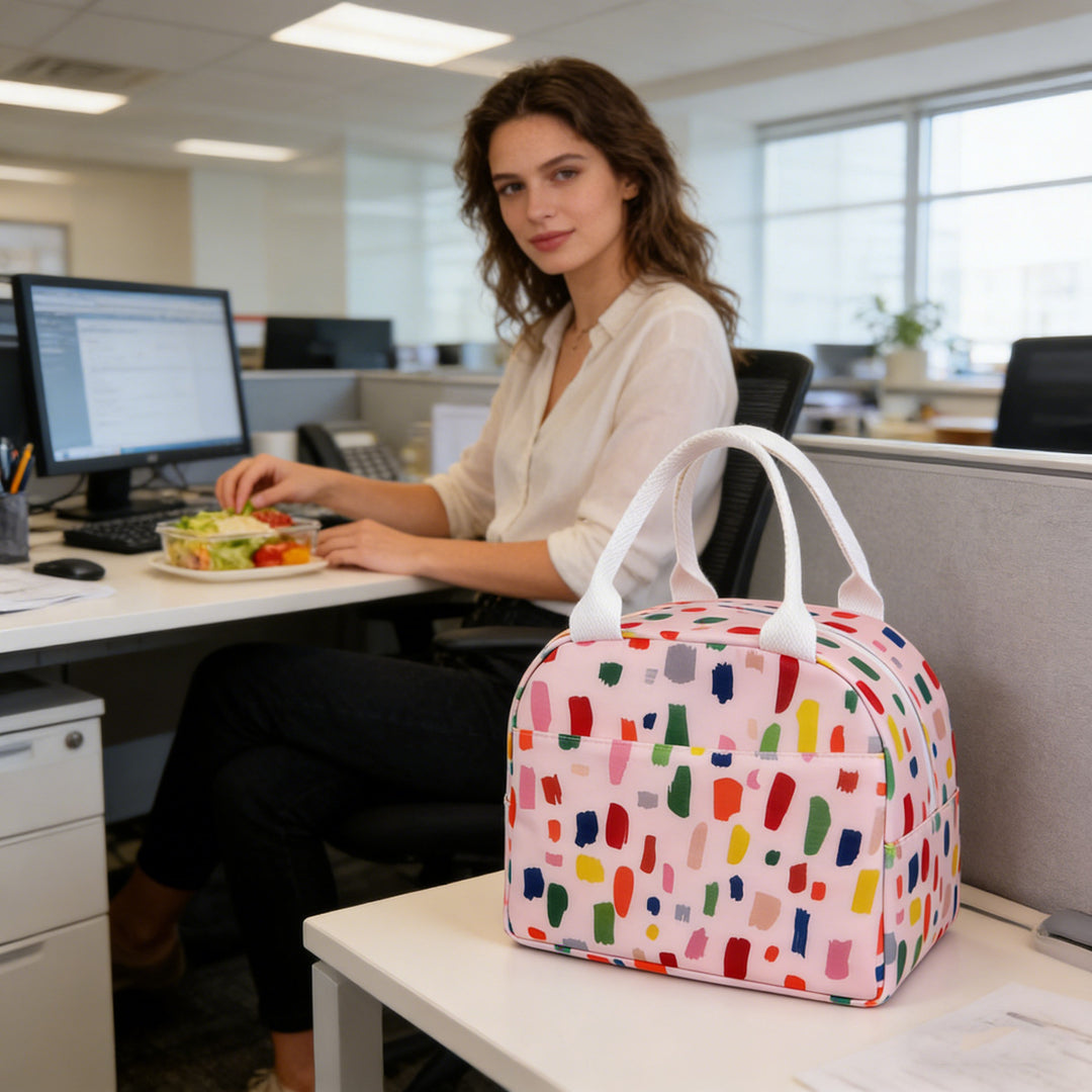 Insulated Floral Lunch Cooler