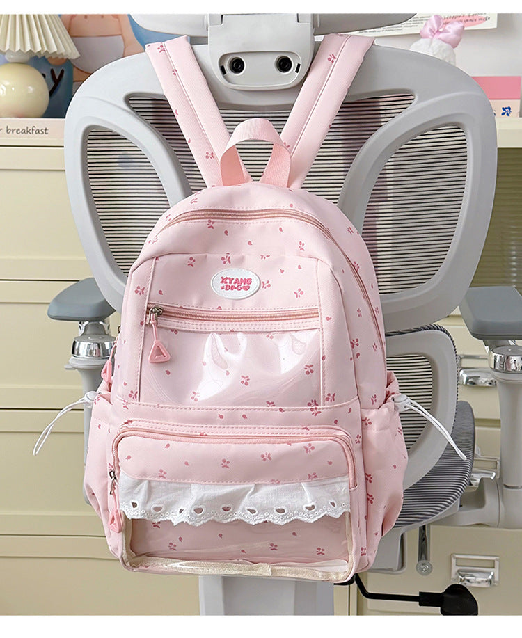 Playful Embroidered School Backpack Kalsten