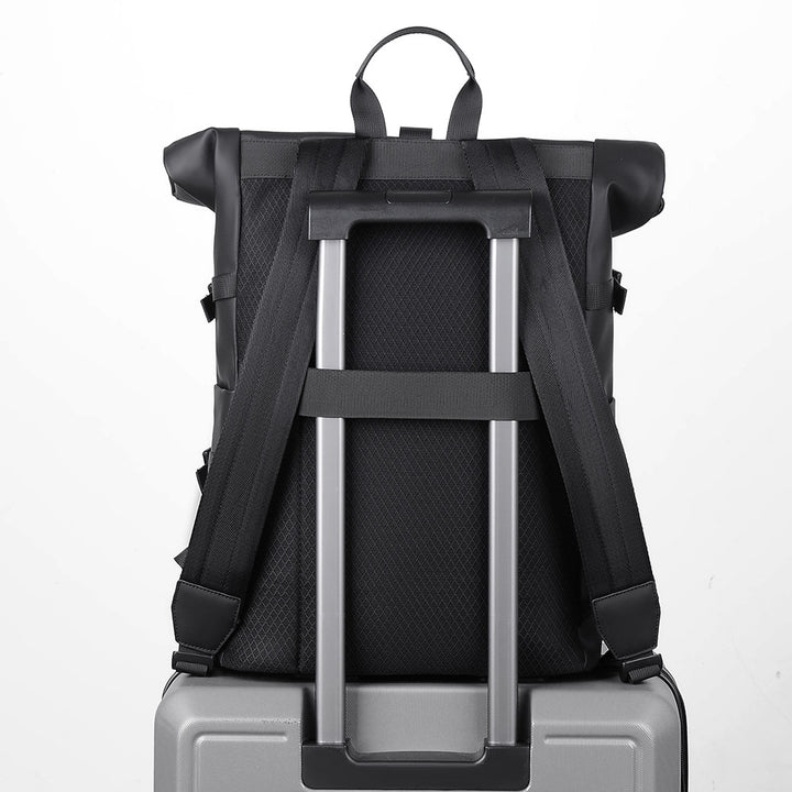 Stylish rolltop backpack with versatile organization compartments Kalsten
