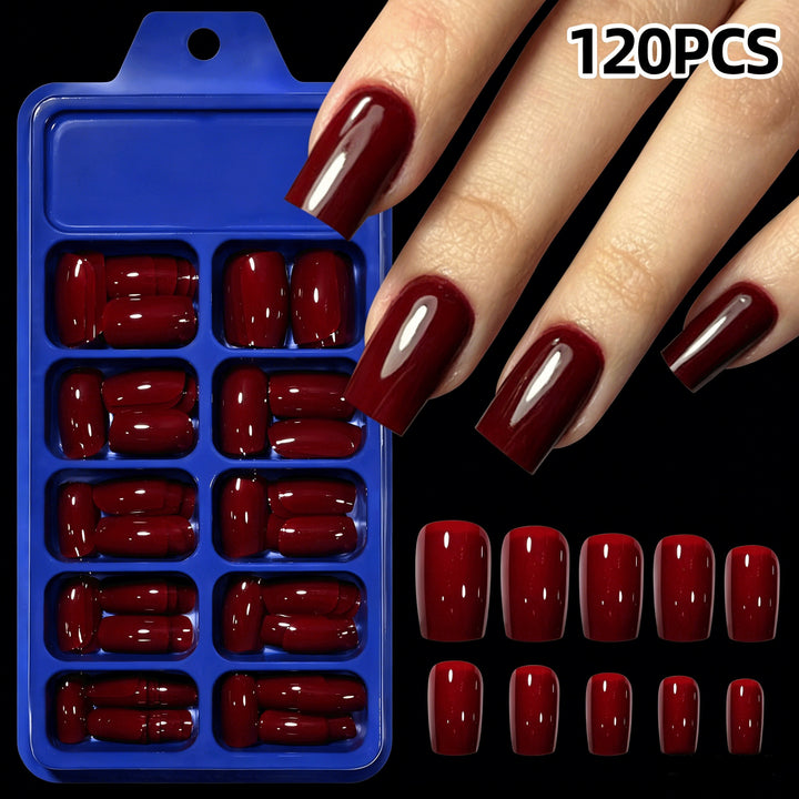 Premium Almond-Shaped False Nail Set Kalsten