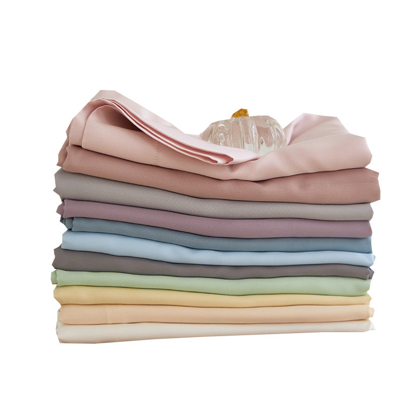 Premium satin bedding set made of microfiber with silky glossy surface