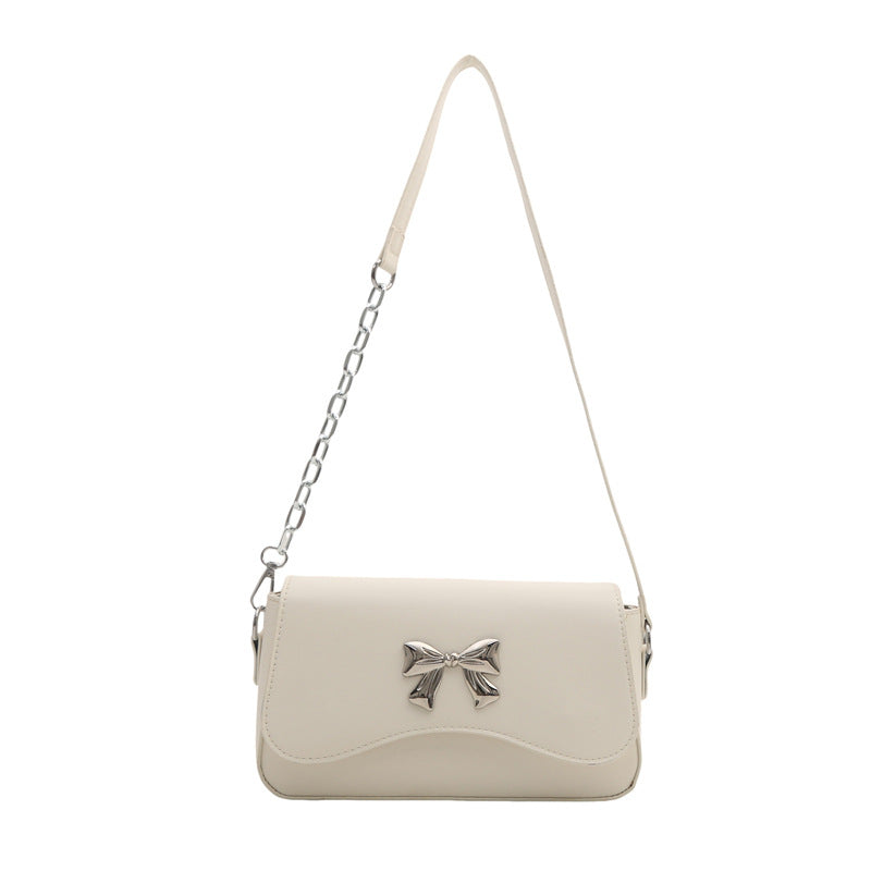 Elegant Bow-Detail Crossbody Bag