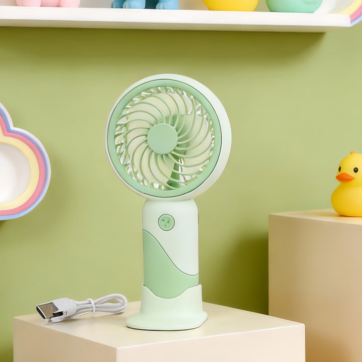 Women's Portable Mini Fan with Flexible Mount and USB Connection Kalsten