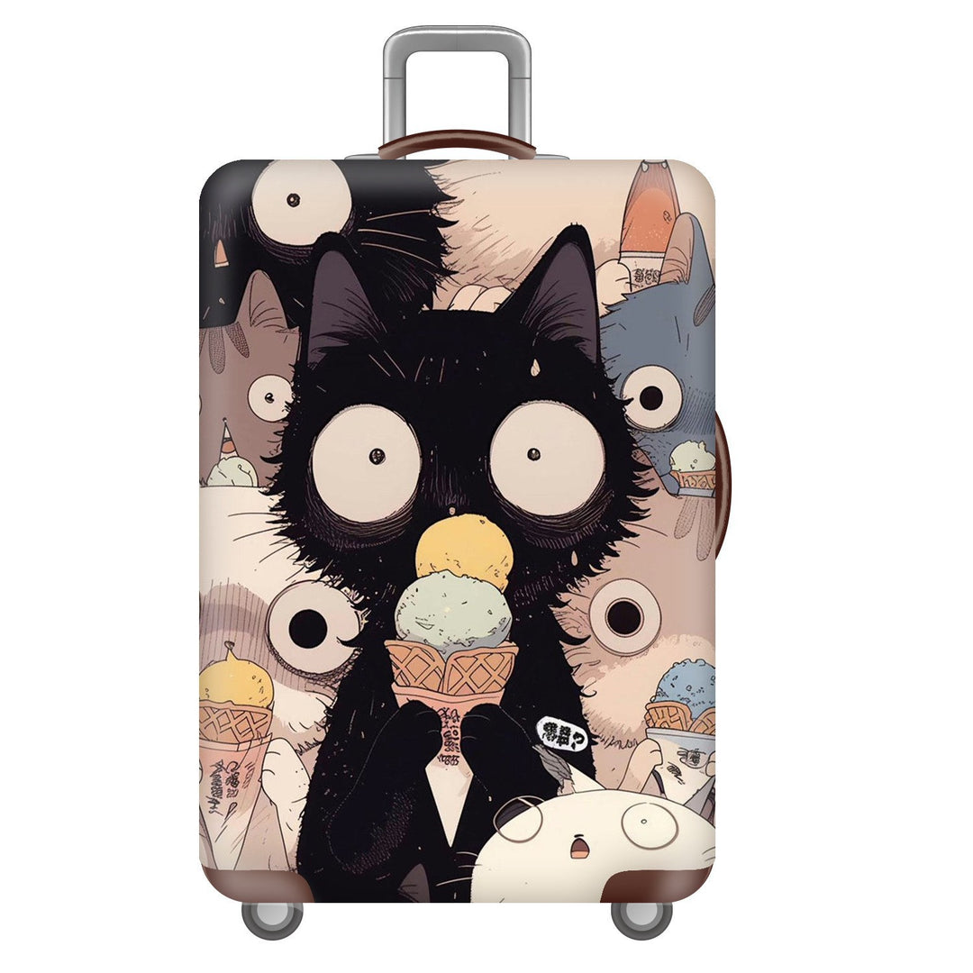 Unisex Hard Shell Suitcase with Inspiring Cityscape Kalsten