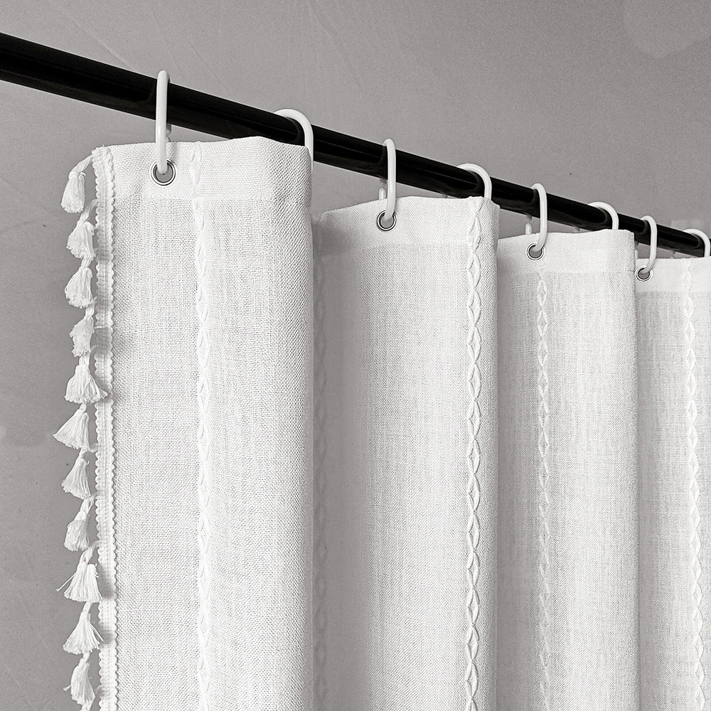Premium Cotton Bathroom Shower Curtain Kalsten
