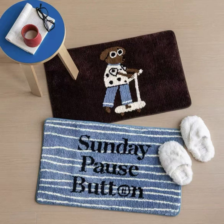 Fun Cartoon Character Bath Mat Kalsten