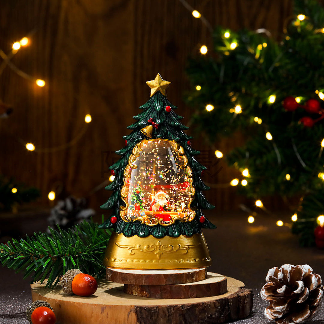 LED Illuminated Holiday Snow Globe Decoration Kalsten