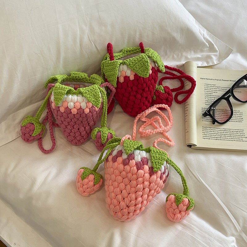 Decorative Crochet Strawberry