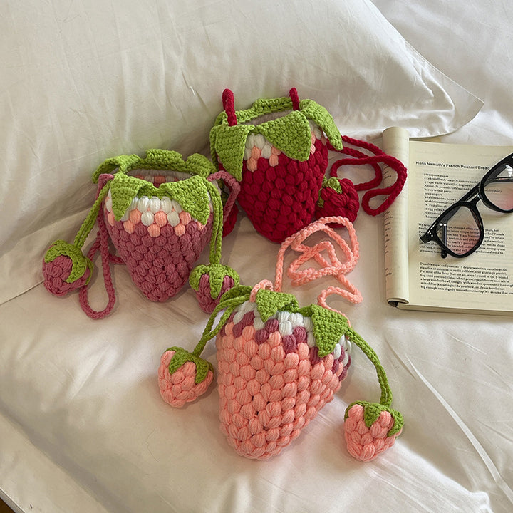 Decorative Crochet Strawberry