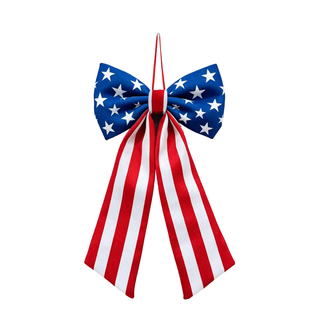 Ladies nano festive satin bow with hanging band and double ribbons Kalsten