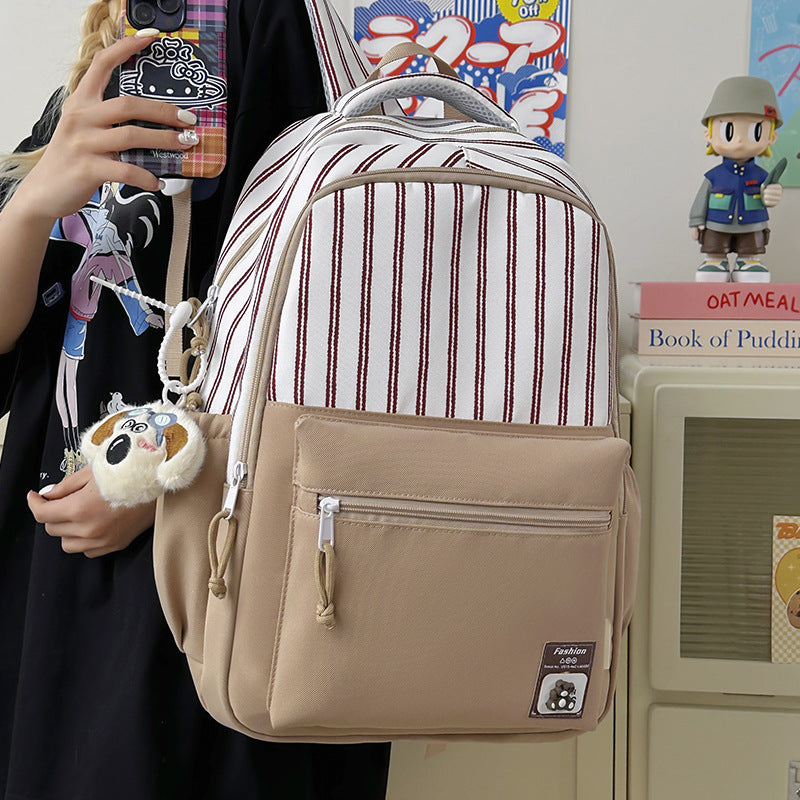 Stylish Plaid Design Backpack Kalsten