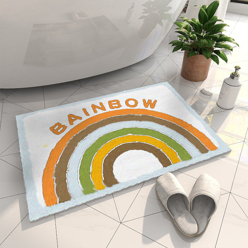 Decorative Rainbow Area Mat