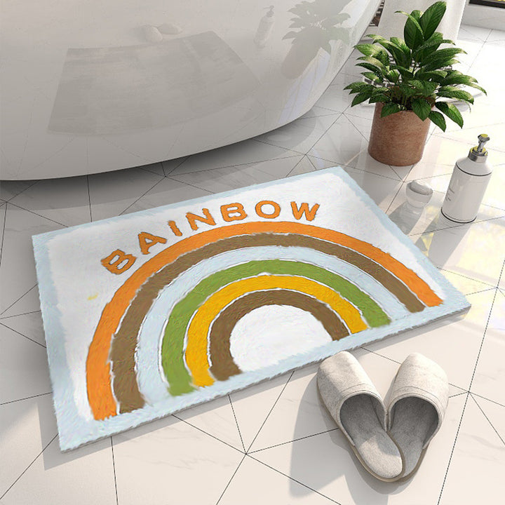 Decorative Rainbow Area Mat