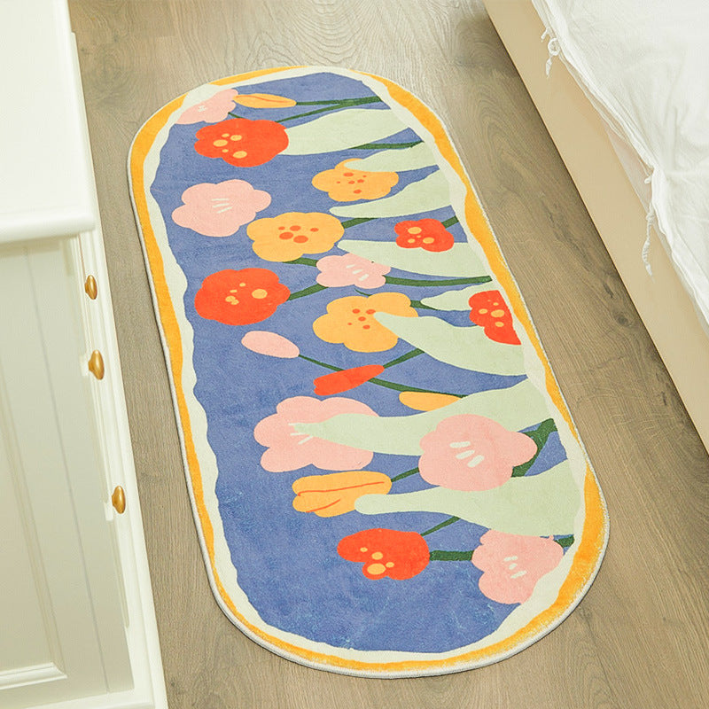 Floral-Themed Bath Area Mat