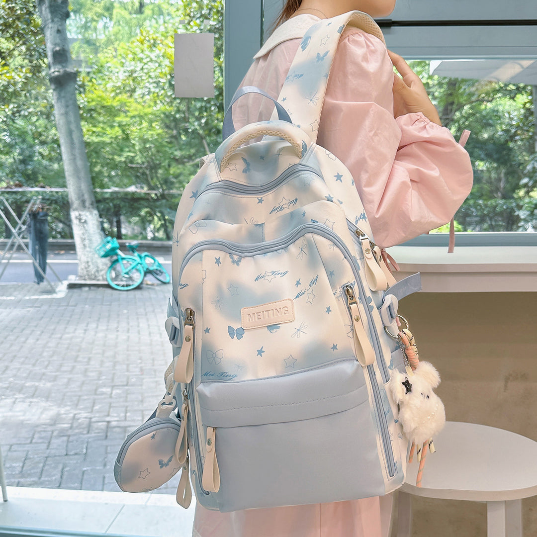 Trendy Patterned Backpack Kalsten