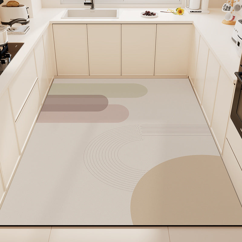 Playful Animal-Themed Non-Slip Kitchen Mat