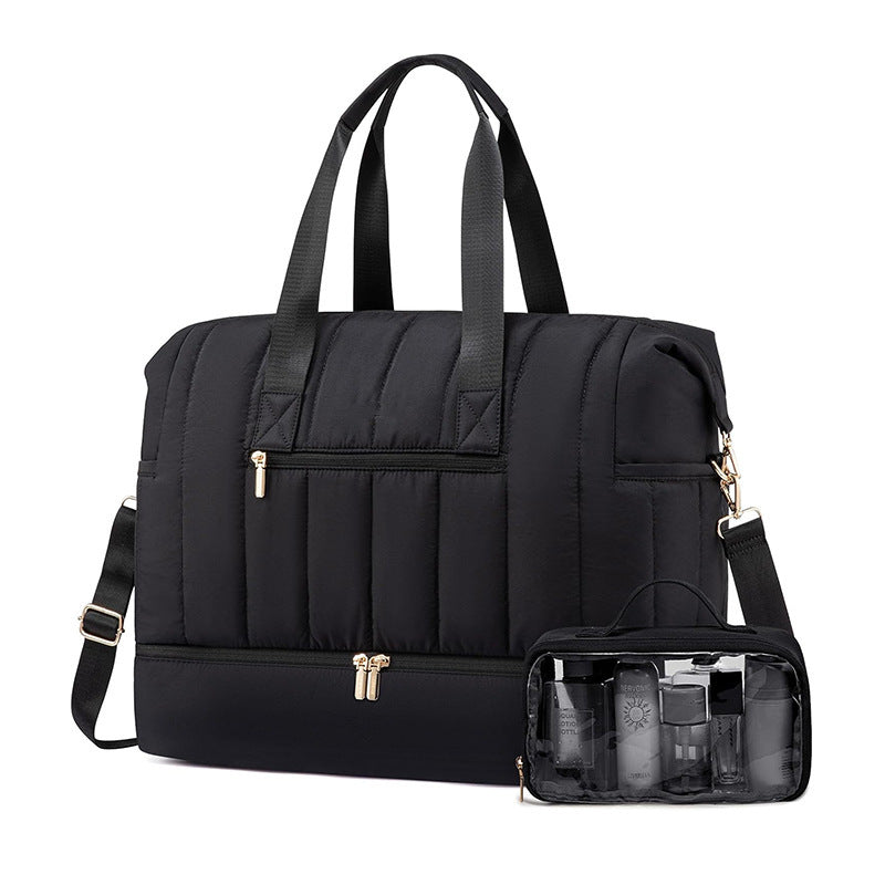 Stylish and Functional Sports Bag with Removable Cosmetic Compartment Kalsten