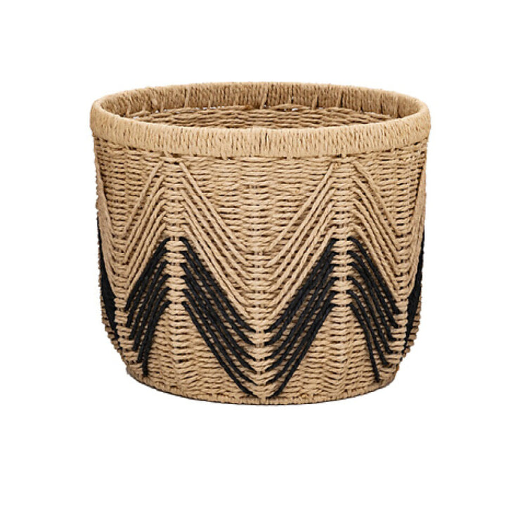 Storage basket with stylish zigzag pattern Kalsten