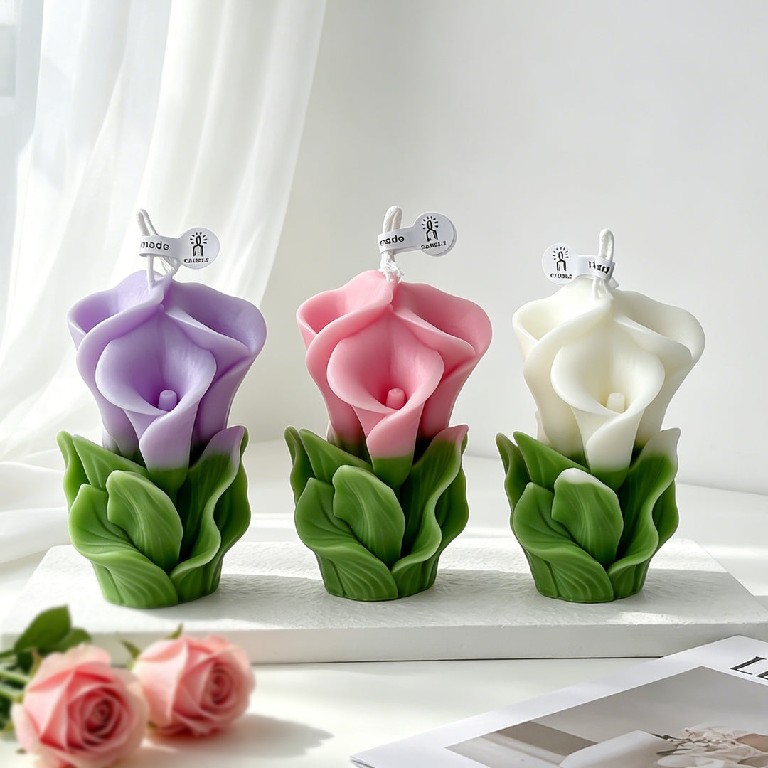 Calla Lily Decorative Candle