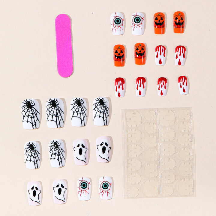 Halloween-Themed 3D Acrylic Nail Art Set Kalsten
