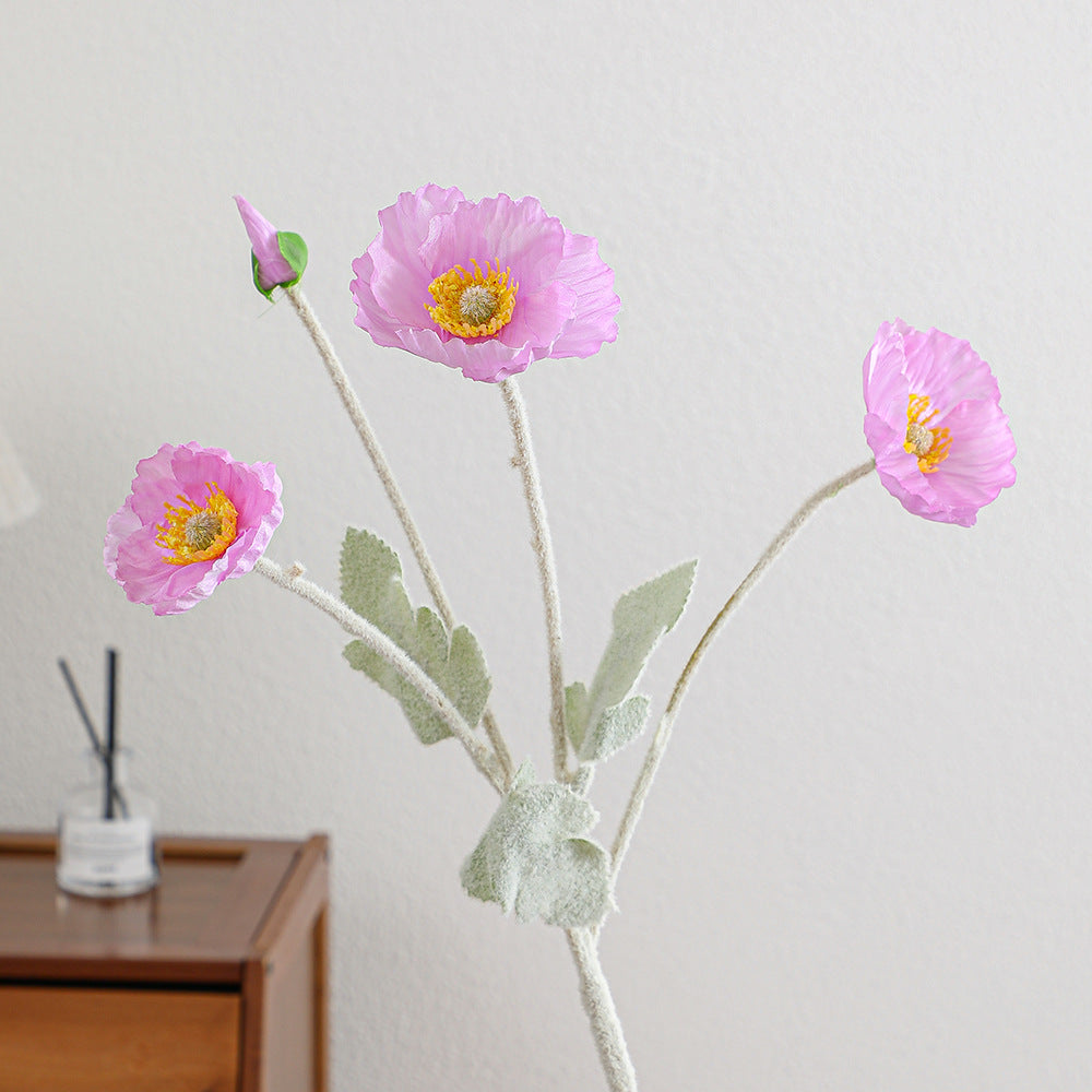 Decorative Art Poppy Bouquet