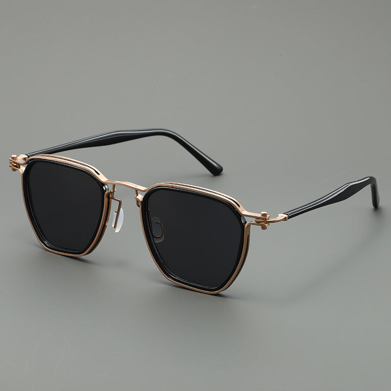 Men's Polarized Geometric Sunglasses Kalsten