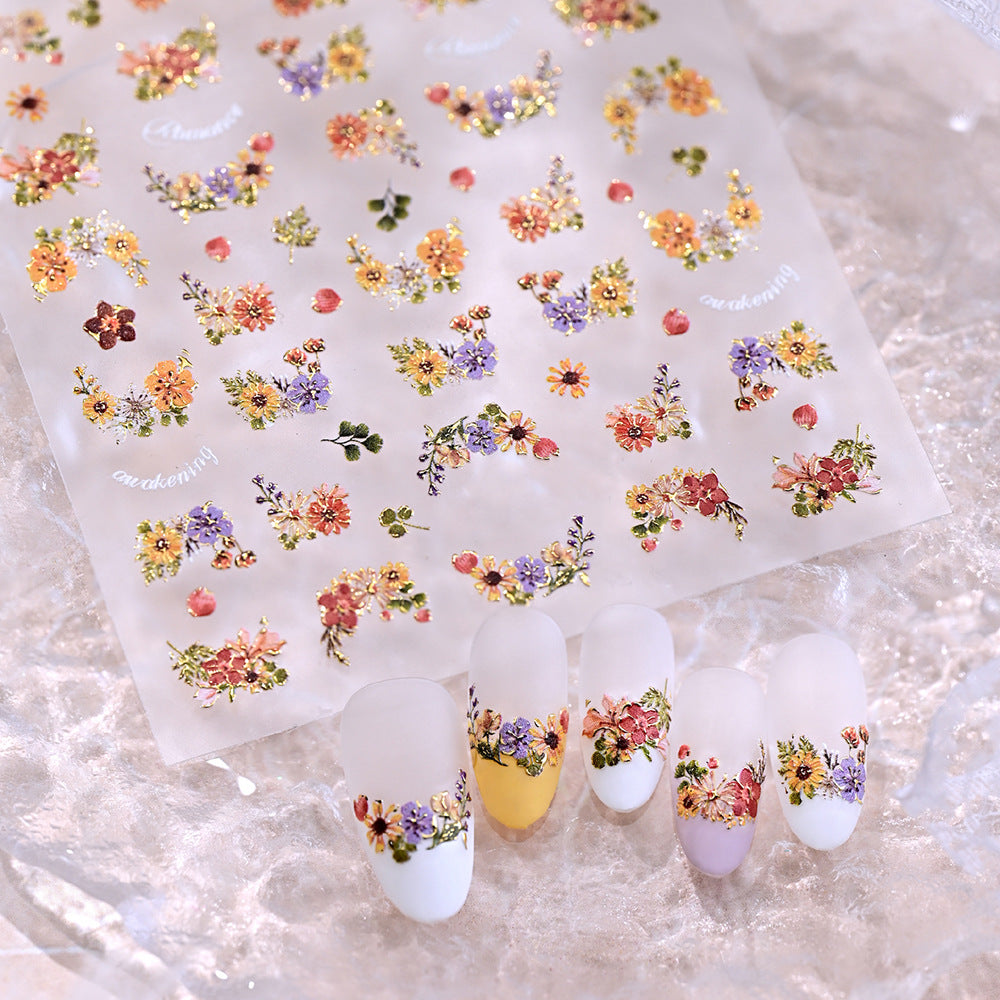 Floral Nail Art Decals