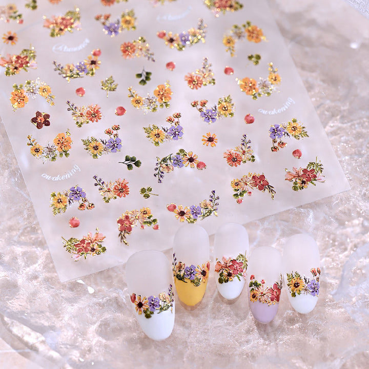 Floral Nail Art Decals