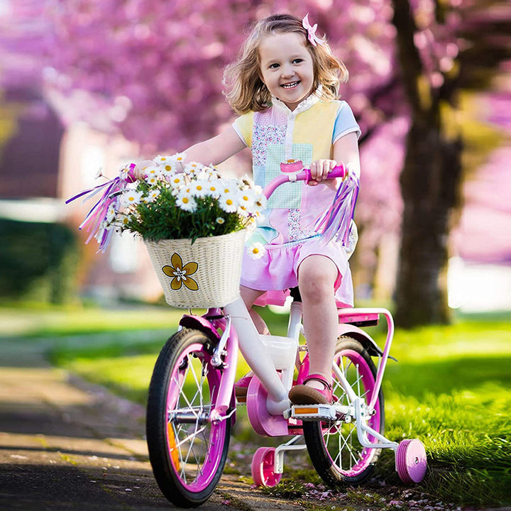 Bicycle basket made of high-quality woven material Kalsten